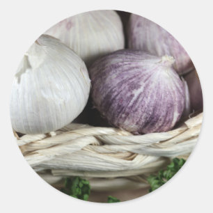 Adesivo Redondo Alho Solo