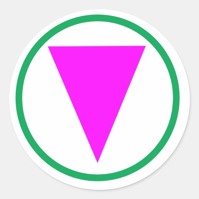 Adesivo Redondo Aliado LGBTQ. (Frente)