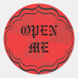 Adesivo Redondo ALICE IN WONDERLAND Round Sticker Seal