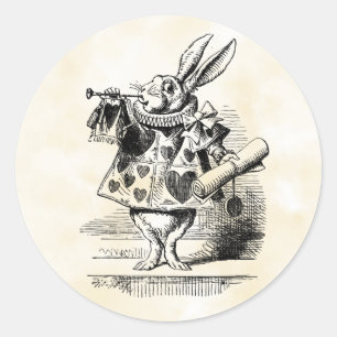 Adesivo Redondo Alice no País das Maravilhas