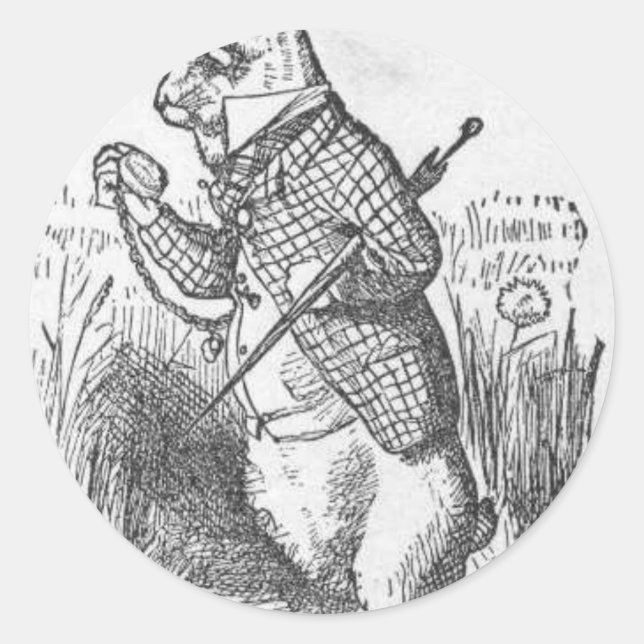 Adesivo Redondo Alice no País das Maravilhas 2.5 (Frente)