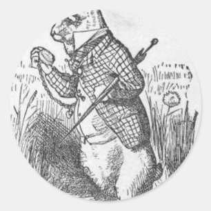 Adesivo Redondo Alice no País das Maravilhas 2.5