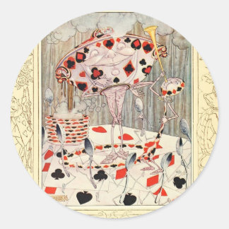 Adesivo Redondo Alice no País das Maravilhas da Batalha