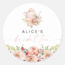 ALICE Rubor Floral Chá de Noiva Festa Brunch