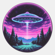 Alienígena Espacial Retrofuturista