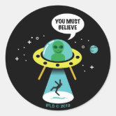 Meme De Abdução Alienígena Engraçado UFO. Desenho De Doodle De