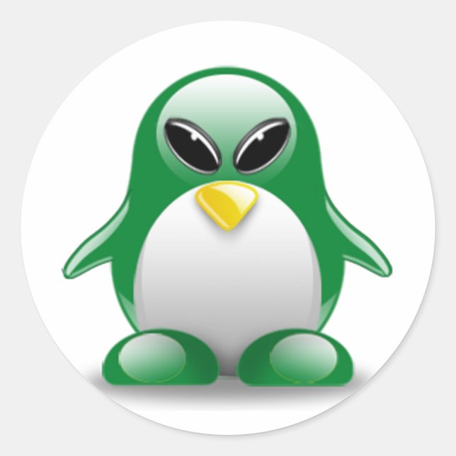 Adesivo Redondo Alientux (Frente)