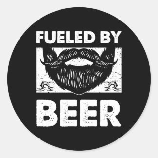 Adesivo Redondo Alimentado Por Beer Pai Pai Drinker Beer Py