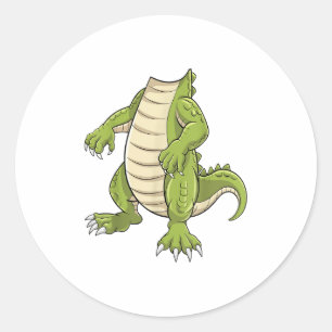 Adesivo Redondo Alligator Camisa Adultos Homens Mulheres Crocodilo