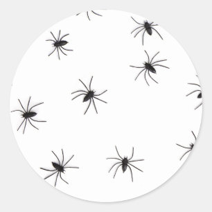 Adesivo Redondo Allover Spiders Halloween