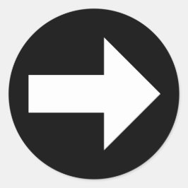 Adesivo Redondo Ally Arrow Stickers (3 pol.) 6 ct.)