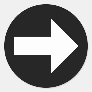 Adesivo Redondo Ally Arrow Stickers (3 pol.) 6 ct.)