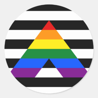 Adesivo Redondo Ally Pride Circle Sticker