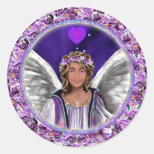 Adesivo Redondo Alma Roxa