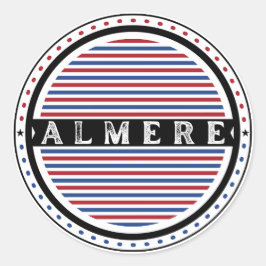 Adesivo Redondo Almere City Pride Emblem – Dutch Identity