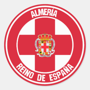Adesivo Redondo Almería Round Emblem