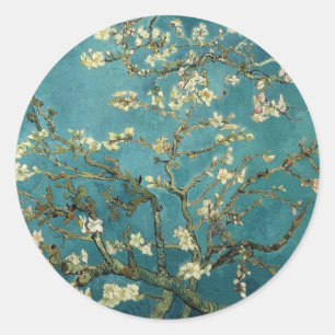 Adesivo Redondo Almond Blossom Sticker