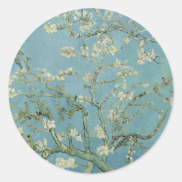 Adesivo Redondo Almond Blossom: Vincent Van Gogh