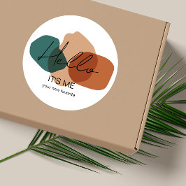 Adesivo Redondo Alô Business Packaging Sticker