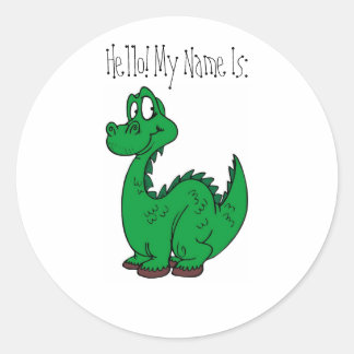 Adesivo Redondo Alô Sticker