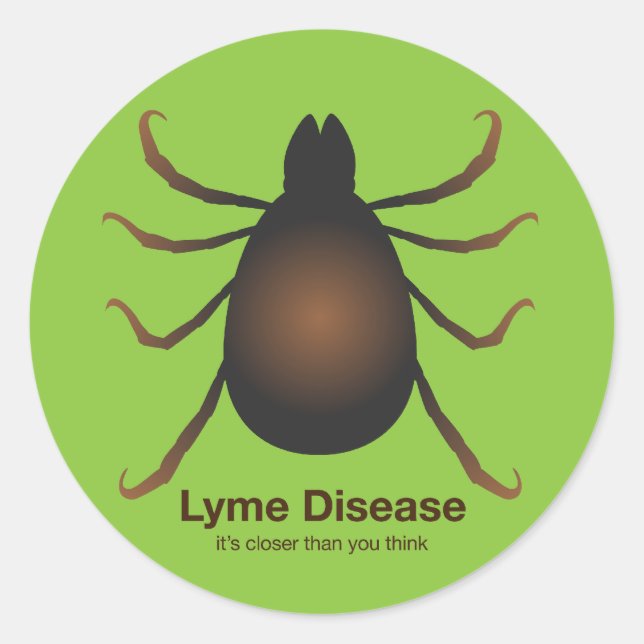 Adesivo Redondo Alô Vizinho Green Sticker (Frente)