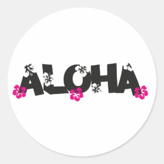 Adesivo Redondo Aloha