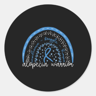 Adesivo Redondo Alopecia Warrior