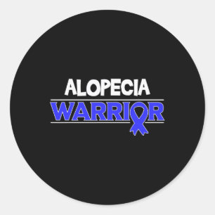 Adesivo Redondo Alopecia Warrior Hair Losse Fita de Sensibilização