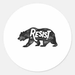 Adesivo Redondo Alt U National Park Resiste Service T Shirt Bear V