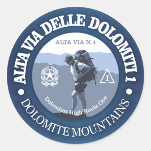 Adesivo Redondo Alta Via 1