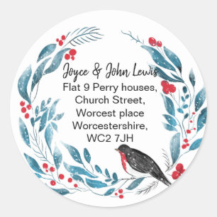 Adesivo Redondo Alteração da coroa do Address Sticker