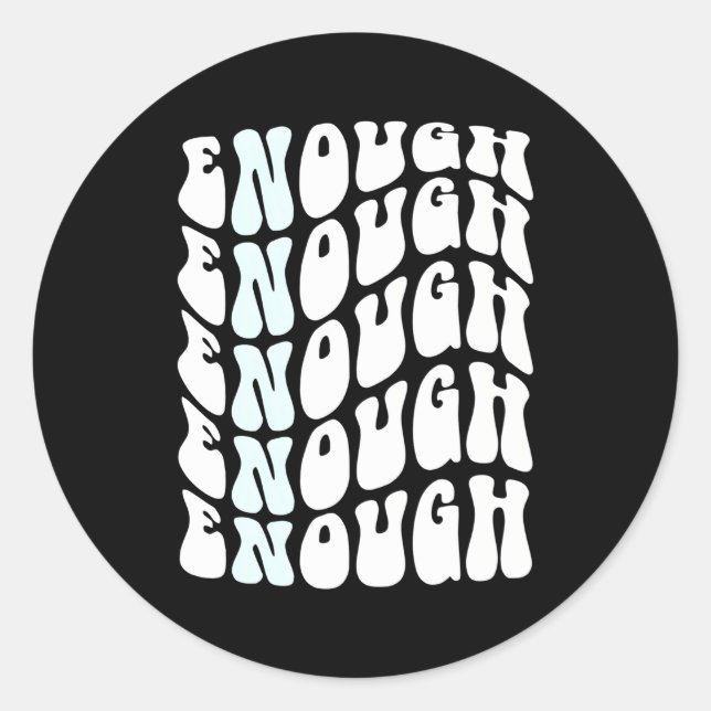 Adesivo Redondo Alteração da Política de Controlo de Arma Pro Prot (Frente)