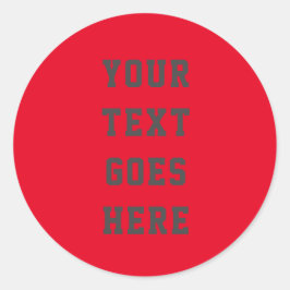 Adesivo Redondo alterar seu texto aqui texto pessoal