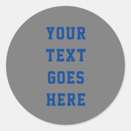 Adesivo Redondo alterar seu texto aqui texto pessoal