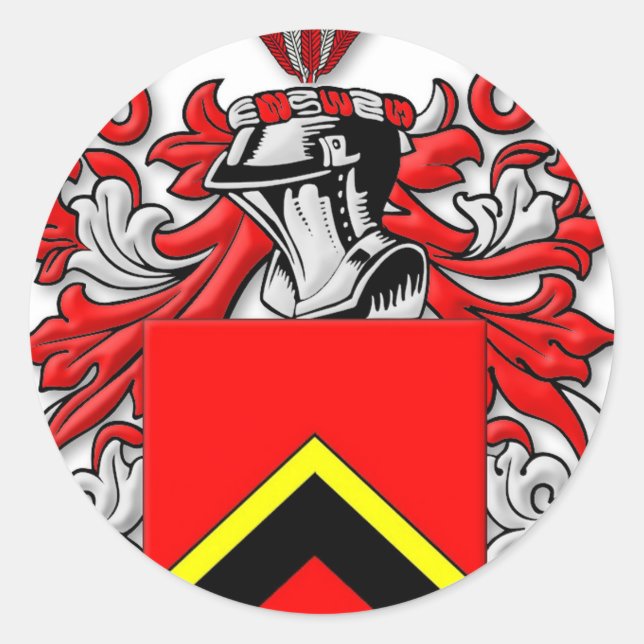 Adesivo Redondo Altman Casaco de Armas (Frente)