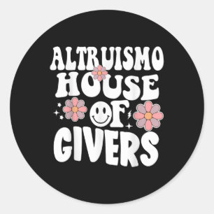 Adesivo Redondo Altruismo House Of Givers Rca Givers Outfit