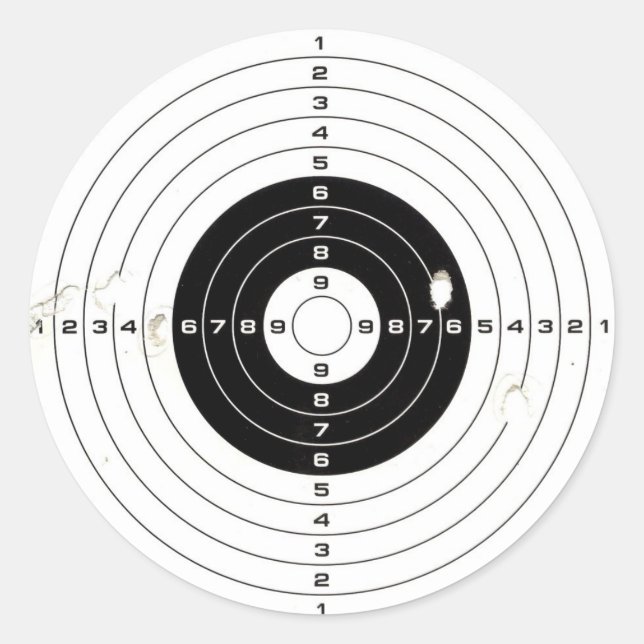 Adesivo Redondo Alvo (Frente)