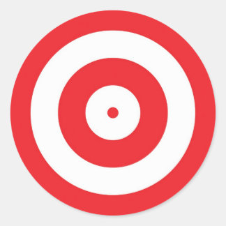 Adesivo Redondo Alvo