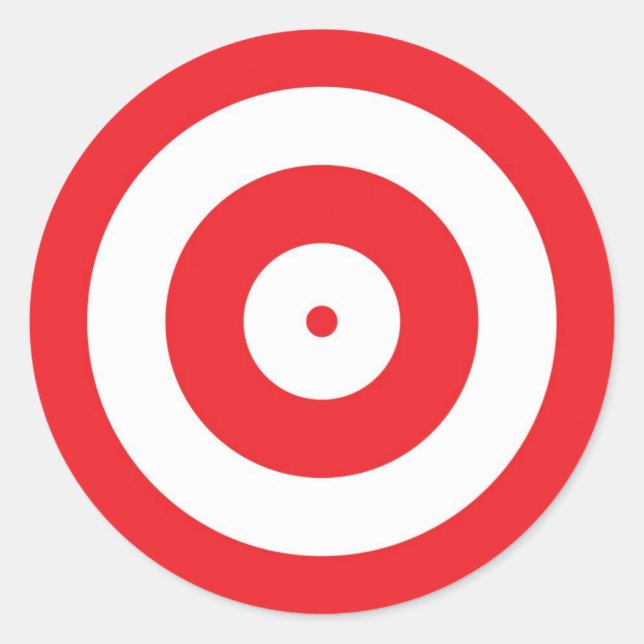 Adesivo Redondo Alvo (Frente)