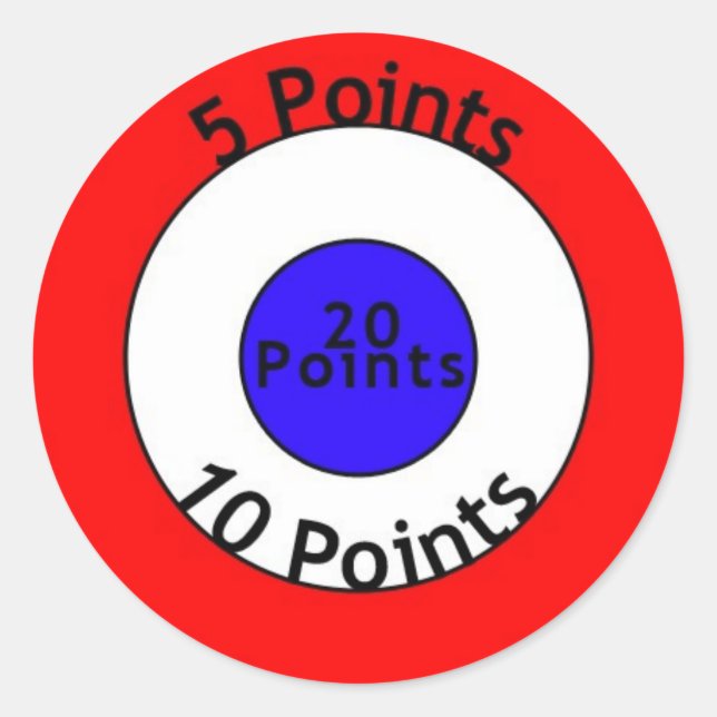 Adesivo Redondo Alvo (Frente)