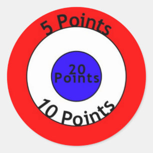 Adesivo Redondo Alvo