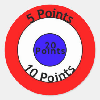 Adesivo Redondo Alvo