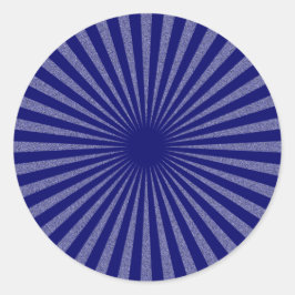 Adesivo Redondo Alvo Azul -