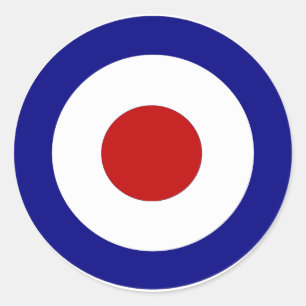 Adesivo Redondo Alvo do Mod