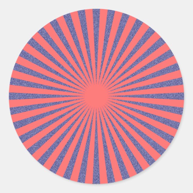 Adesivo Redondo Alvo Vermelho - (Frente)