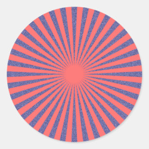 Adesivo Redondo Alvo Vermelho -