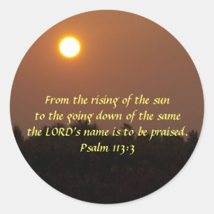 Adesivo Redondo Alvorecer adiantado fim de junho