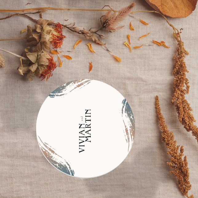 Adesivo Redondo Always and for Eternity Wedding (Criador carregado)