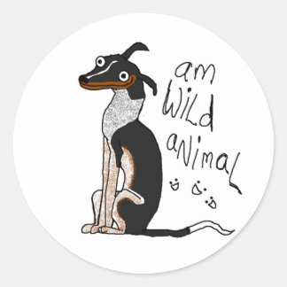Adesivo Redondo AM Wild Animal
