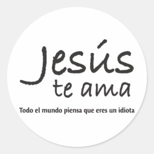 Adesivo Redondo Ama do te de Jesús
